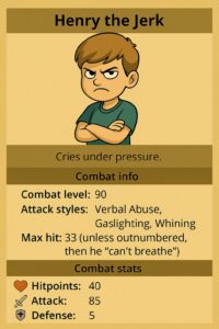 OSRS-Style stat card of difficult students in special education